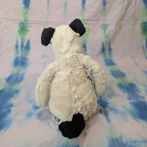 Jellycat Black and White Bashfull Puppy Medium - Picture 4 of 5